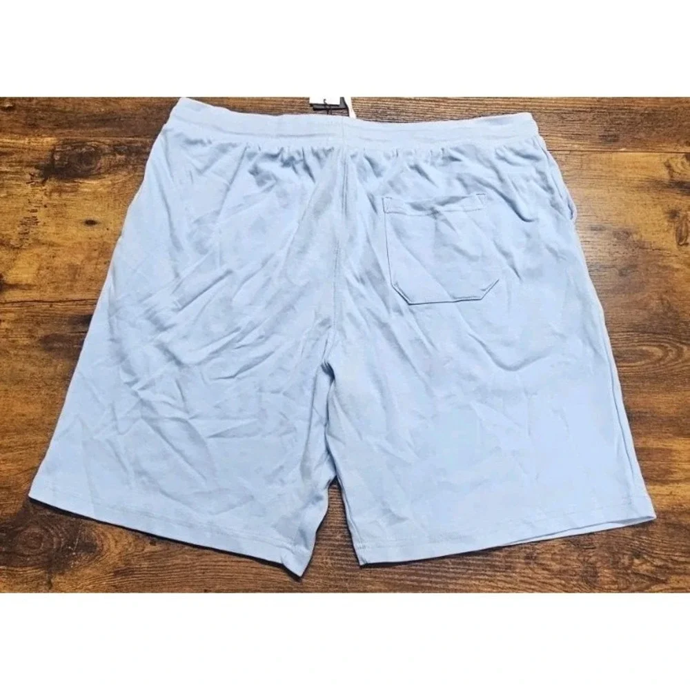 NWT Polo Ralph Lauren Men's Drawstring Sweat Shorts Baby Blue Size 3XL